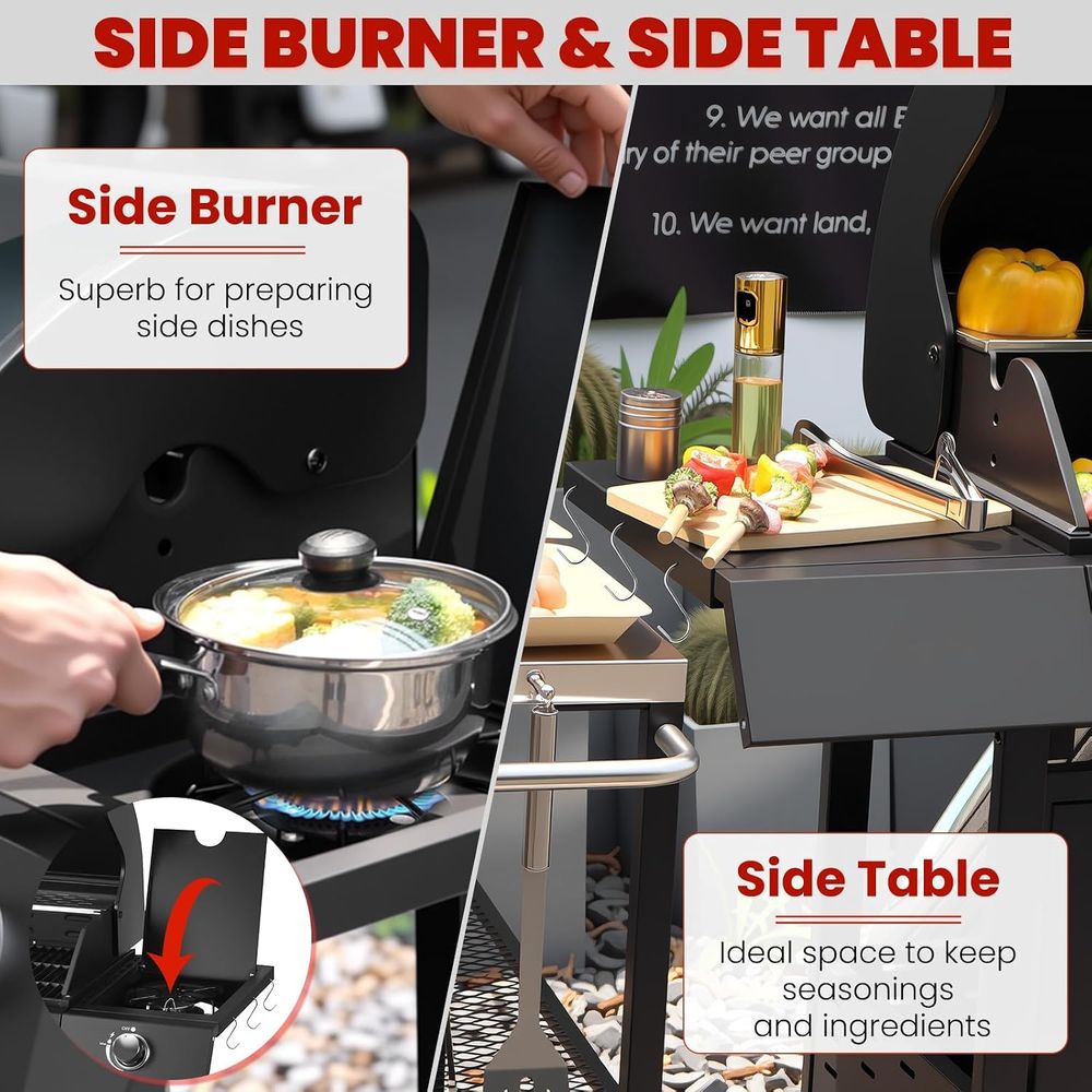 شواية غاز بروبان بثلاثة مواقد  - مراجعة Camping Cooking Top وسعره