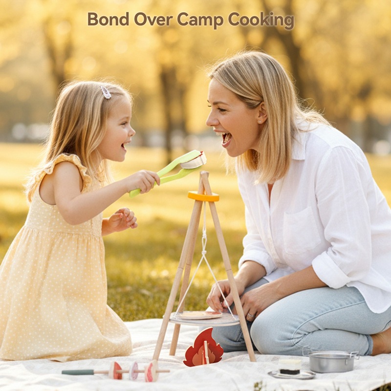 مجموعة ألعاب التخييم والشواء ا - مراجعة Camping Cooking Kids وسعره