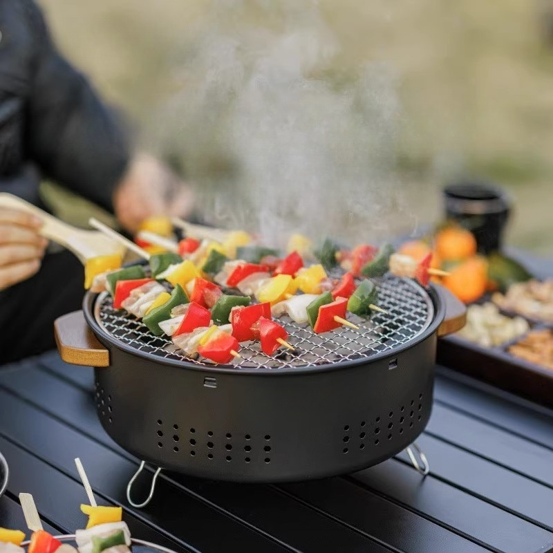 معدات التخييم، شواية باربكيو خ - مراجعة Camping Cooking Range وسعره