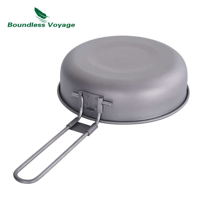 مقلاة خفيفة للغاية من التيتاني - مراجعة Camping Cooking Range وسعره