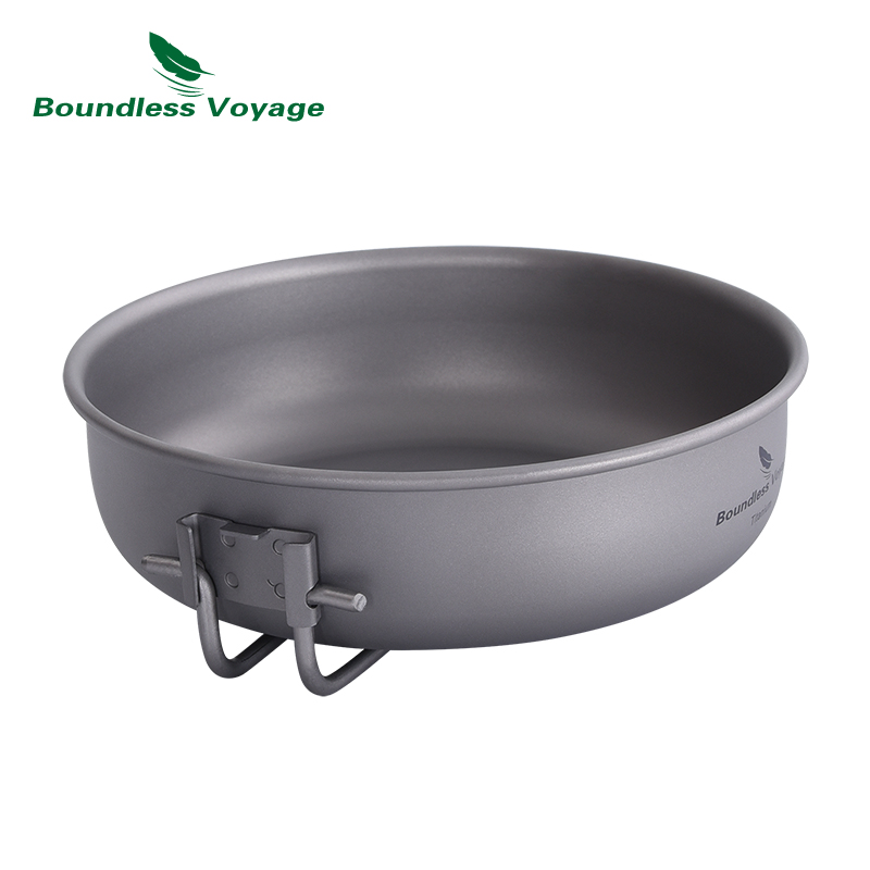 مقلاة خفيفة للغاية من التيتاني - مراجعة Camping Cooking Range وسعره
