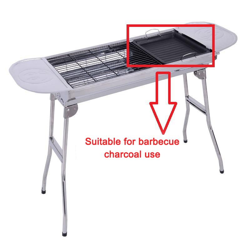 مقلاة شواء مربعة سميكة للاستخد - مراجعة Camping Cooking Griddle وسعره
