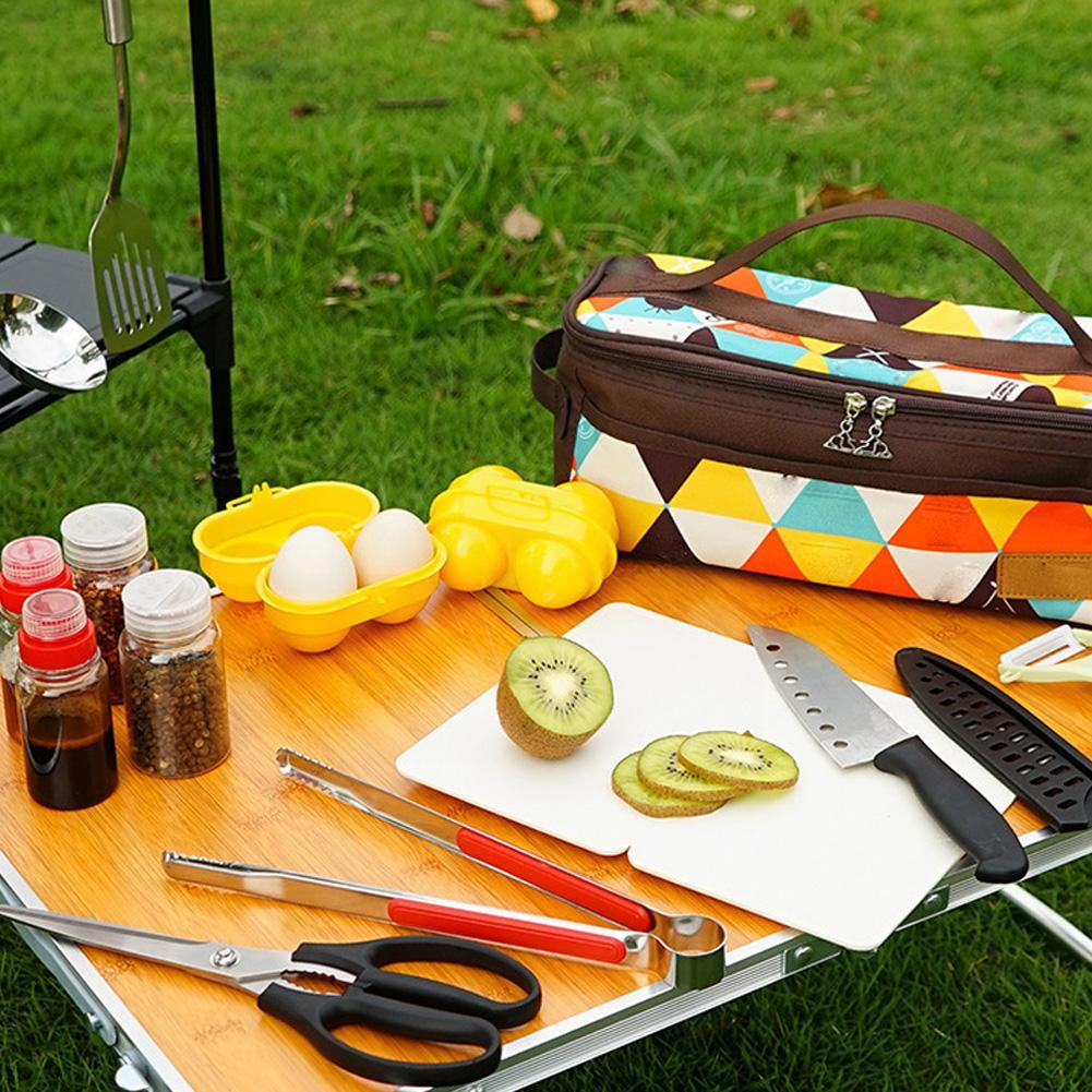 2 شبكة البيض صندوق تخزين الحاو - مراجعة Camping Cooking Range وسعره