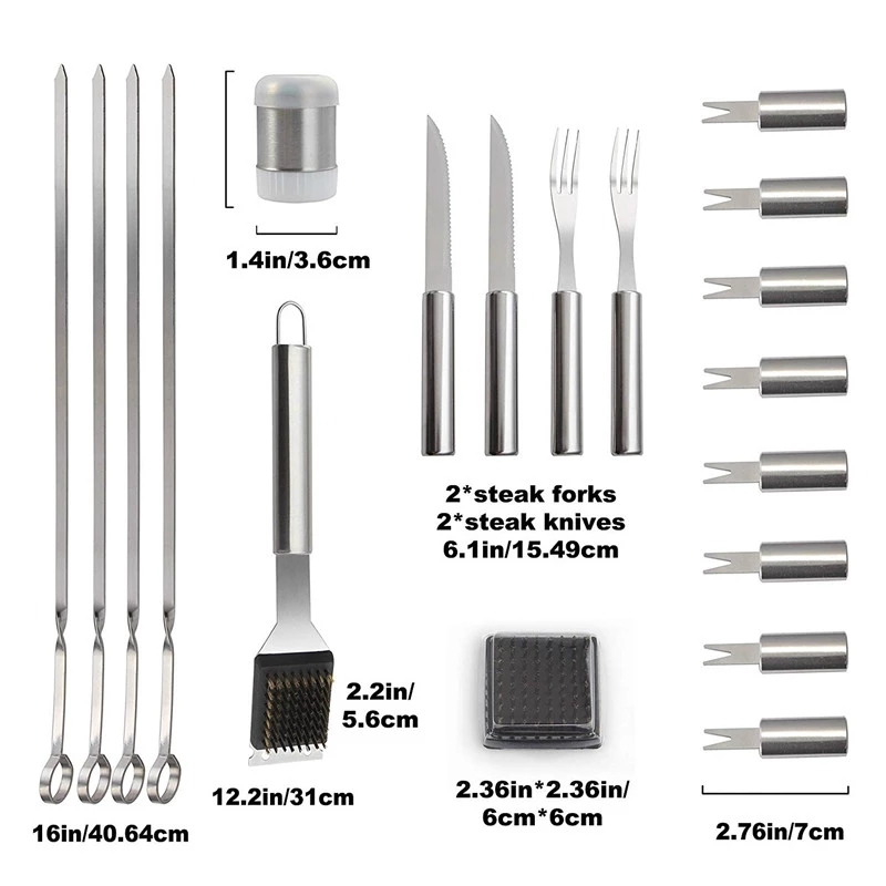 مجموعة أدوات للشواء الشواء شوا - مراجعة Camping Cooking Bundle وسعره