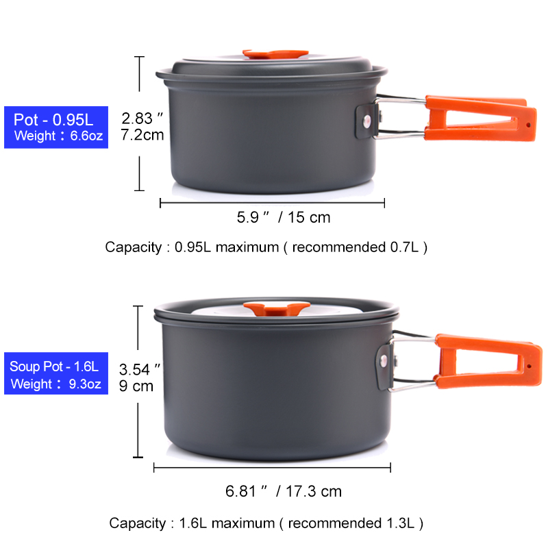طقم أدوات طهي للتخييم في الهوا - مراجعة Camping Cooking Bundle وسعره
