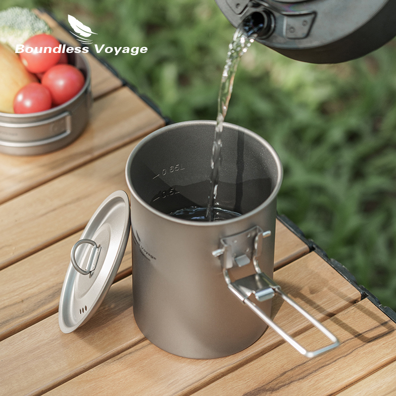 رحلة لا حدود لها 900 مللي كوب  - مراجعة Camping Lightweight Cooking Pot وسعره