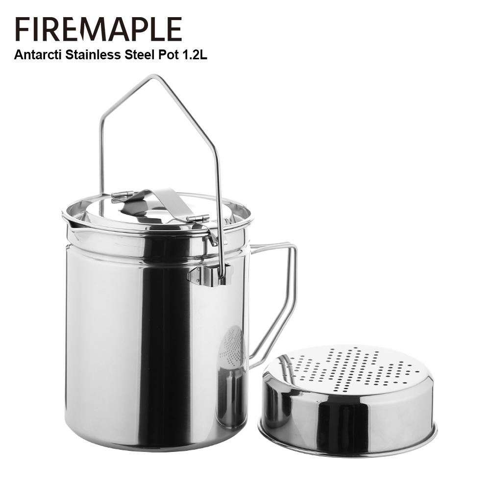النار القيقب 1.2L وعاء باخرة م - مراجعة Camping Cooking Unit وسعره