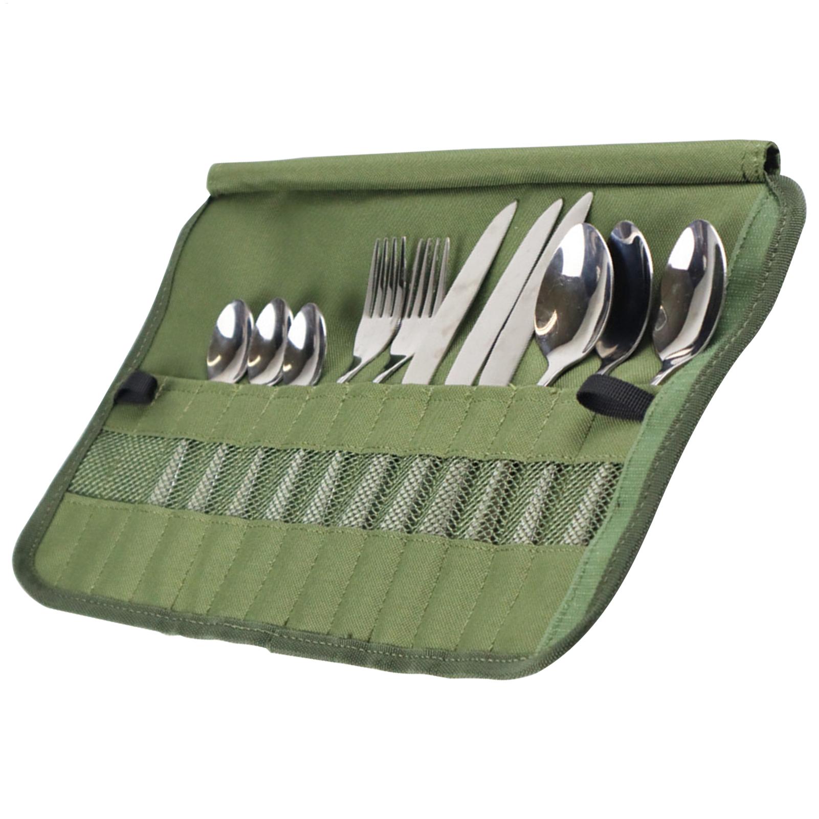 حقيبة أدوات المائدة للتخييم وا - مراجعة Camping Cooking Utensil Organizer وسعره