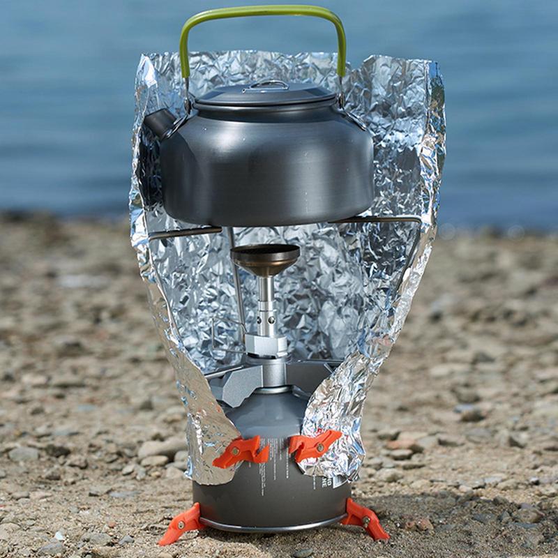 1 قطعة علبة الغاز التخييم حامل - مراجعة Camping Cooking Canister وسعره