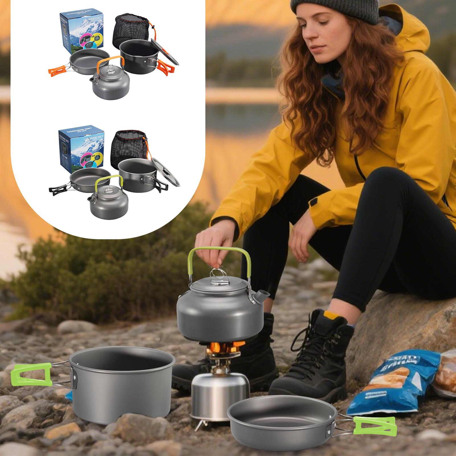 تجهيزات المطابخ التخييم كوك وع - مراجعة Camping Lightweight Cooking Pot وسعره