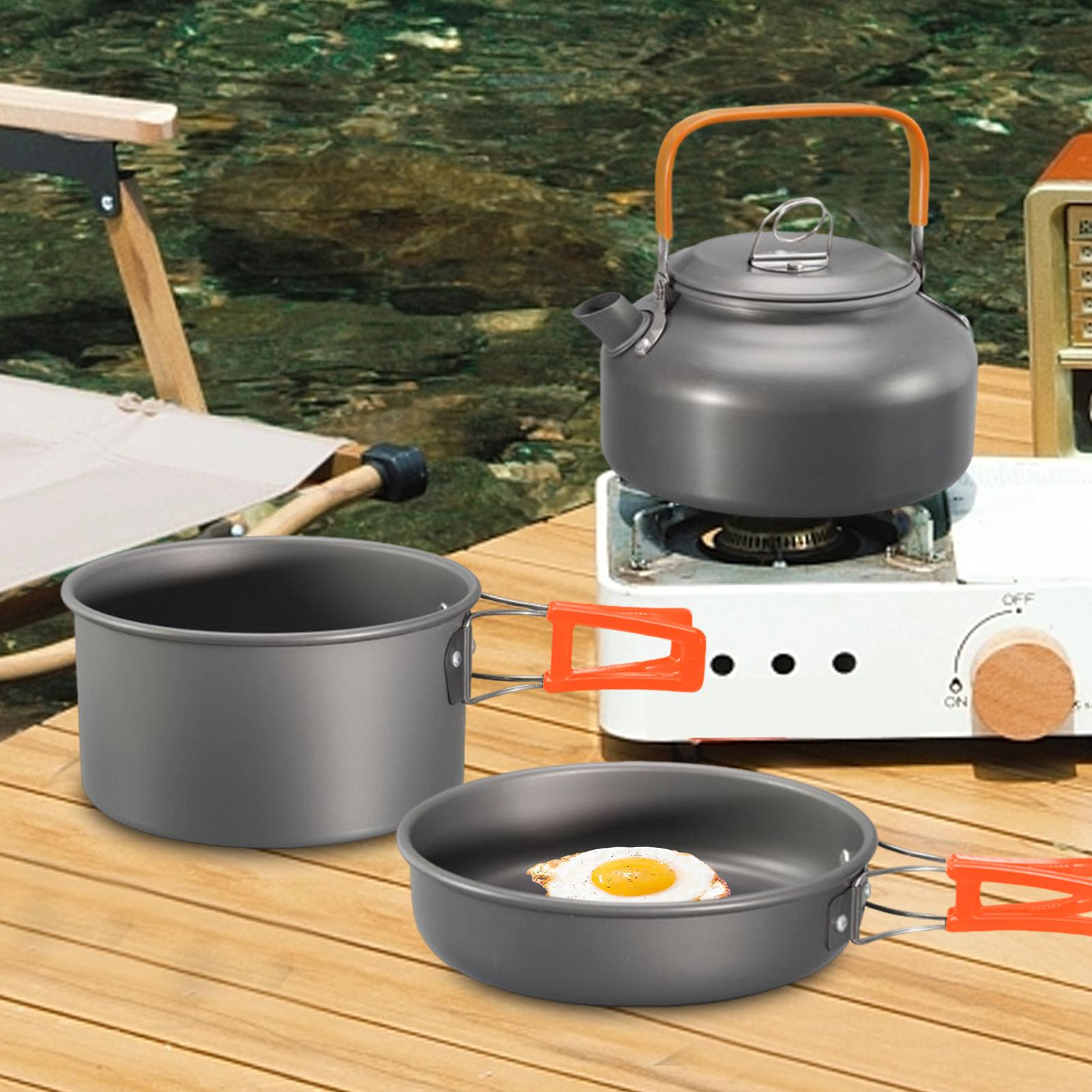 تجهيزات المطابخ التخييم كوك وع - مراجعة Camping Lightweight Cooking Pot وسعره
