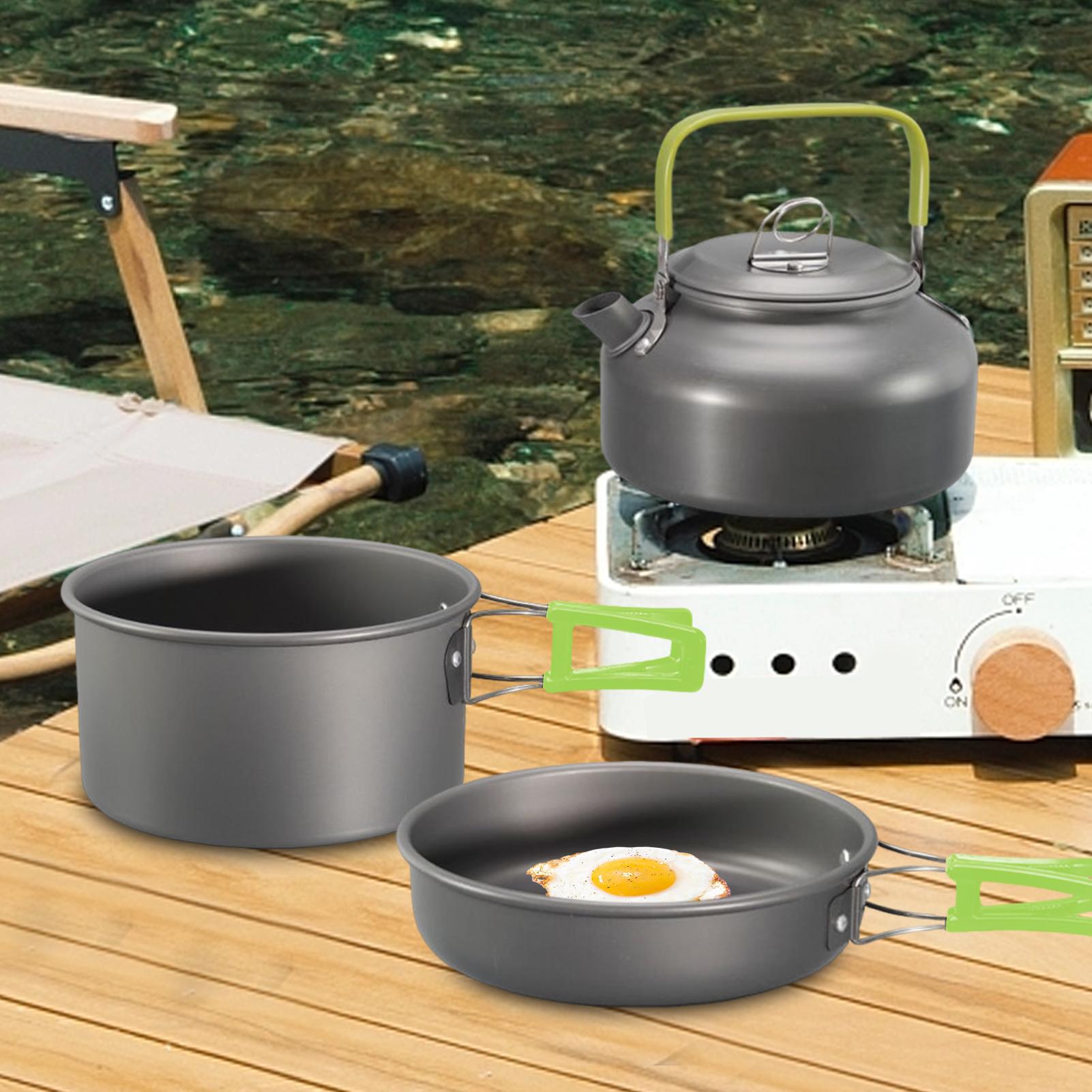 تجهيزات المطابخ التخييم كوك وع - مراجعة Camping Lightweight Cooking Pot وسعره