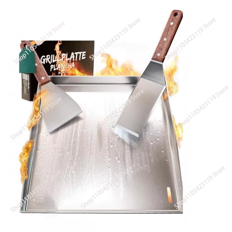 لوح شواء مسطح من الستانلس ستيل - مراجعة Camping Cooking Top وسعره