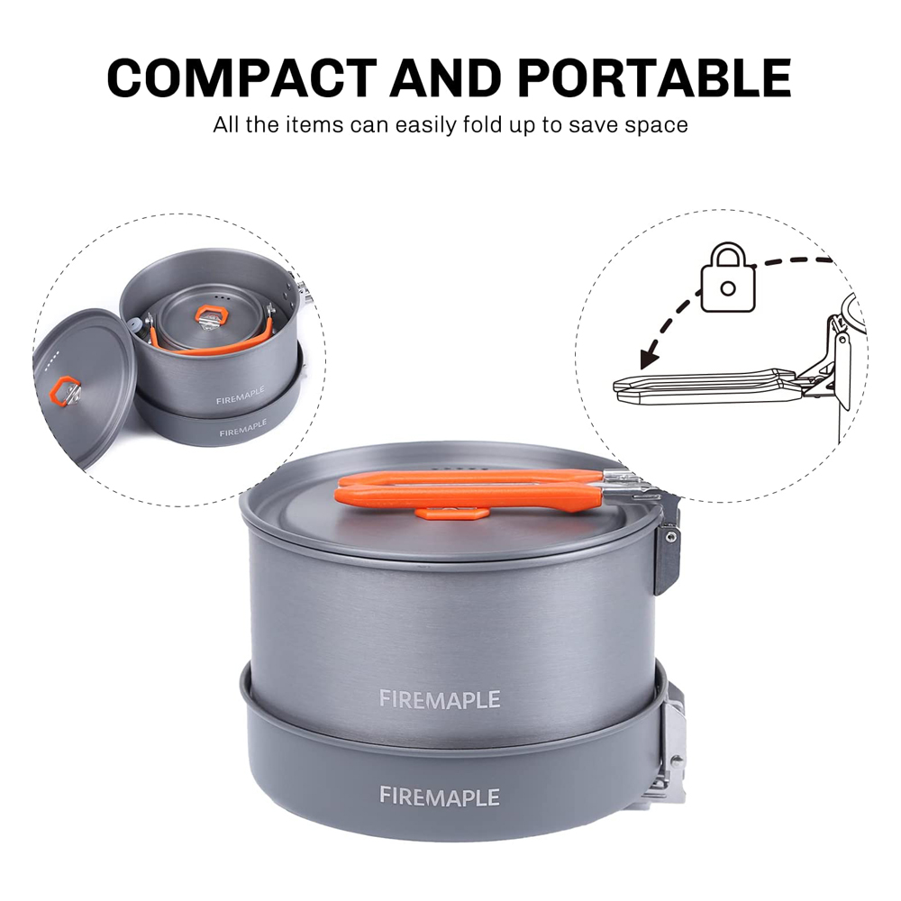 النار القيقب التخييم تجهيزات ا - مراجعة Camping Cooking Bundle وسعره