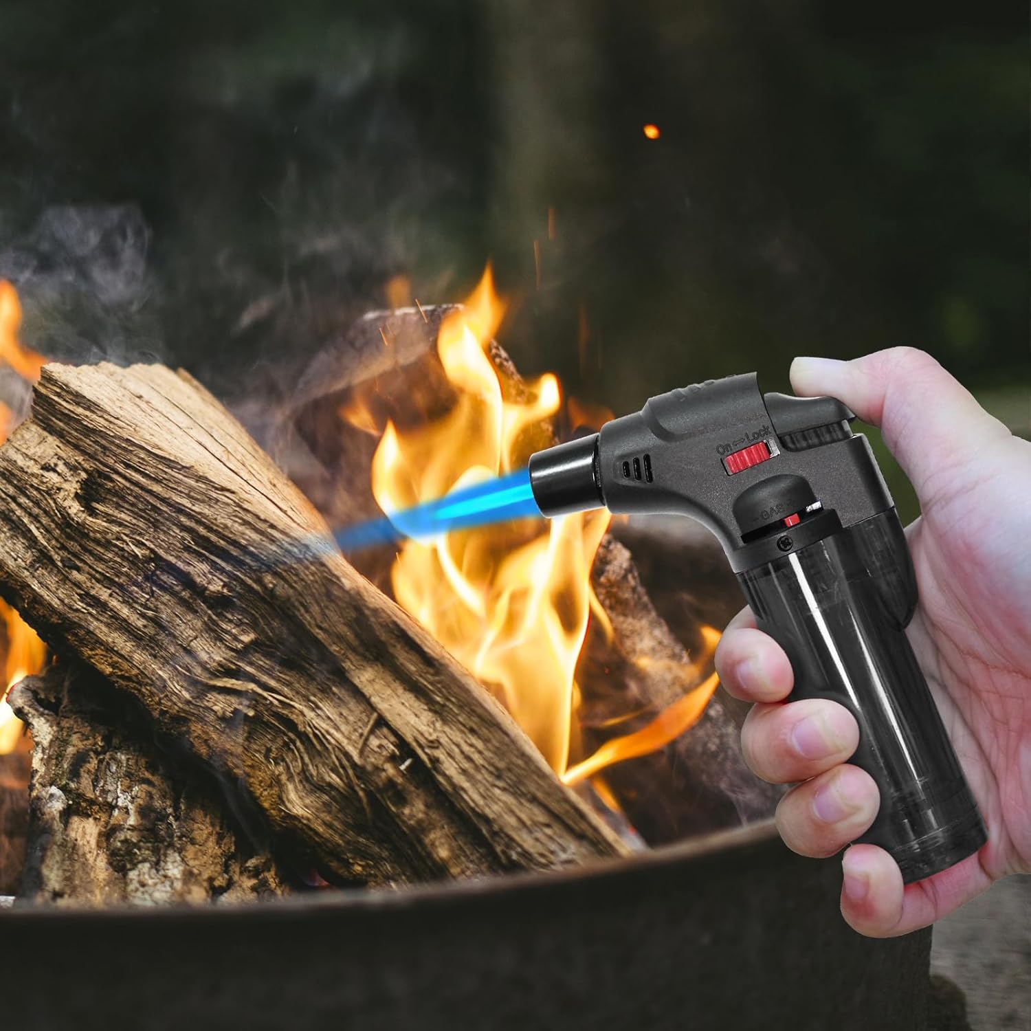 ولاعة شعلة لهب نفاثة قابلة لإع - مراجعة Camping Cooking Griddle وسعره