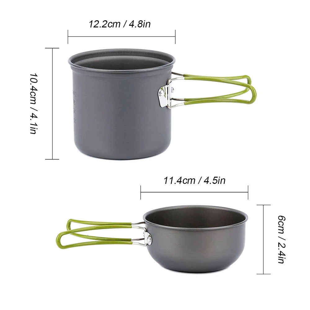 طقم أواني طهي للتخييم مع موقد  - مراجعة Camping Cooking Unit وسعره